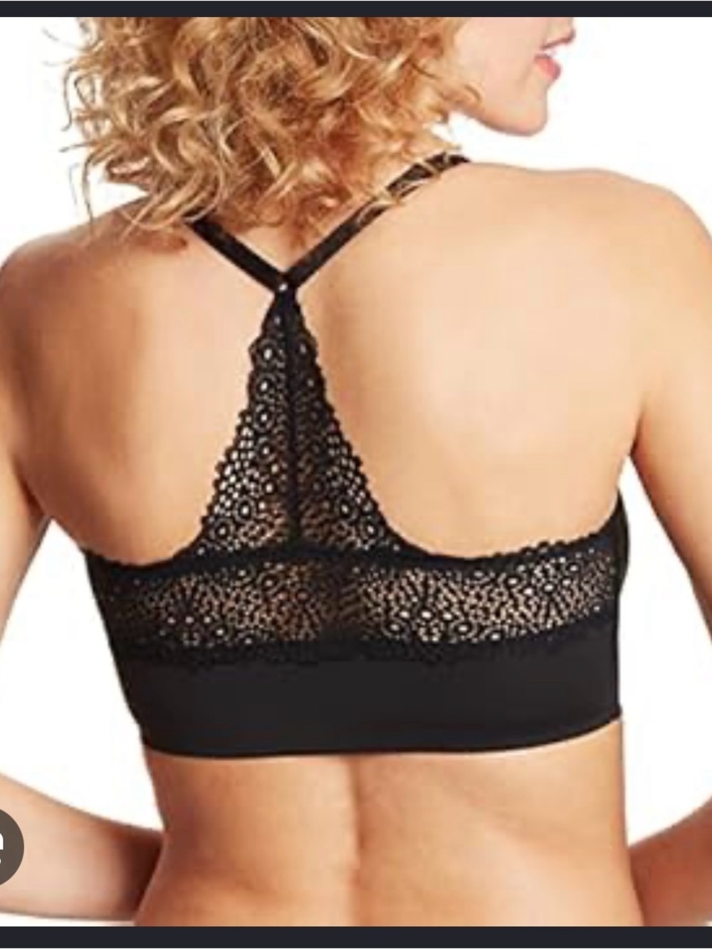 Maidenform Black Lace Racerback Bralette